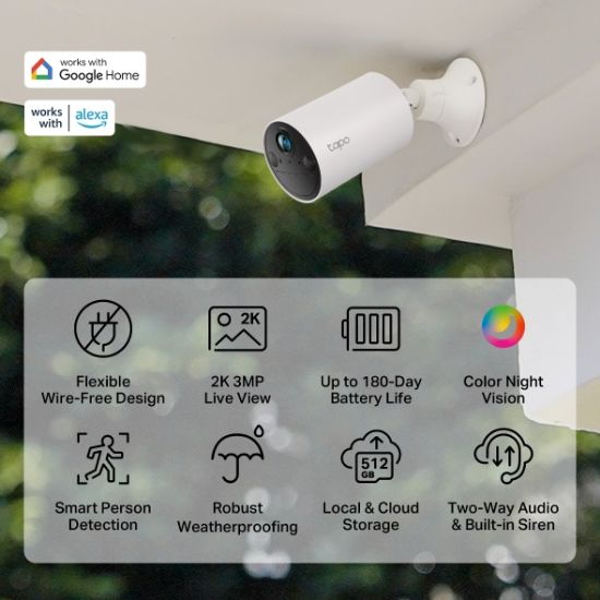 Slika TP-Link Tapo C410, Smart Wire-Free Indoor/Outdoor
