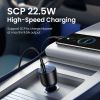 Slika USB auto punjač UGREEN 130W, 2x USB-C, USB-A, PD, QC 4.0, sivi
