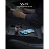 Slika USB auto punjač UGREEN 84W, USB-C, USB-A, PD, QC 4.0, srebrni