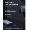 Slika Power bank UGREEN, 25.000mAh, 145W brzo punjenje, 2×USB-C+1×USB-A, PD 3.0+QC 3.0, srebrni