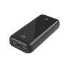 Slika Power bank Silicon QS28, 20000mAh, 18W, 2×USB-A (QC3.0)/1×USB-C (PD)/Micro USB, crni