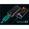 Slika Power bank Silicon QS28, 20000mAh, 18W, 2×USB-A (QC3.0)/1×USB-C (PD)/Micro USB, crni
