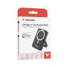 Slika Power bank Verbatim Charge ‘n’ Go, 10000mAh, with Stand Magnetic Wireless 15/20W, crni