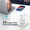Slika USB punjač zidni UGREEN 40W, 2×USB-C, PD3.0/QC4.0+, bijeli