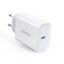 Slika USB punjač zidni UGREEN 30W, USB-C, PD3.0/QC4.0+, bijeli