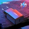 Slika USB punjač zidni UGREEN 5V/2.1A, USB-A, crni