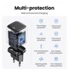 Slika USB punjač zidni UGREEN Nexode Mini 20W, USB-C, GaN II Tech, PD3.0, QC4+, crni