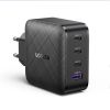 Slika USB punjač zidni UGREEN 65W, 1xUSB-A, 3xUSB-C, GaN II Tech, QC4.0+, PD3.0, crni