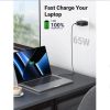 Slika USB punjač zidni UGREEN 65W, 1xUSB-A, 3xUSB-C, GaN II Tech, QC4.0+, PD3.0, crni