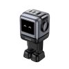 Slika USB punjač zidni UGREEN Robot, 65W, 2x USB-C, USB-A, GaN, sivo crni