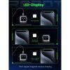 Slika USB punjač zidni UGREEN Robot, 65W, 2x USB-C, USB-A, GaN, sivo crni