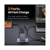 Slika USB punjač zidni UGREEN Nexode Pro, 65W, 2x USB-C, USB-A, USB-C kabel, GaN, sivi