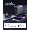 Slika USB punjač zidni UGREEN 300W Nexode GaN II Tech, 4xUSB-C, 1xUSB-A, PD, sivi