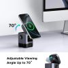 Slika UGREEN Robot Uno bežićni kućni punjač, 15W, sivi
