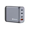 Slika USB punjač zidni Verbatim GNC-100 GaN 100W 3xUSB-C/1xUSB-A