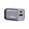 Slika USB punjač zidni Verbatim GNC-35 GaN 35W 1xUSB-C/1xUSB-A