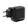 Slika USB punjač zidni Verbatim Mini GaN 100 W, PD, QC 3.0, 3xUSB-C, 1 x USB-A