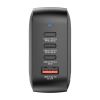 Slika USB punjač zidni Verbatim Mini GaN 100 W, PD, QC 3.0, 3xUSB-C, 1 x USB-A