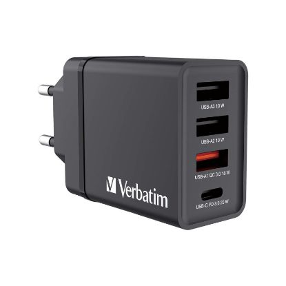 Slika USB punjač zidni Verbatim 30W, 3xUSB-A/1xUSB-C