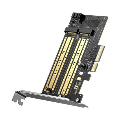 Slika PCIe 3.0 x4 UGREEN kontroler SATA, M.2 M-Key NVMe, M.2 Bkey NVMe