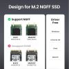 Slika Eksterno kućište M.2 - USB3.0 UGREEN, SSD M.2 2230-2280 B-Key