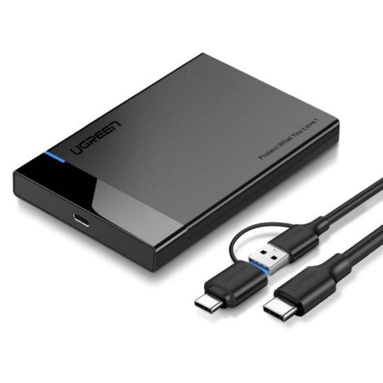 Slika Eksterno kućište 2.5'' S-ATA - USB3.0 + USB-C 3.1 UGREEN, 2.5", HDD