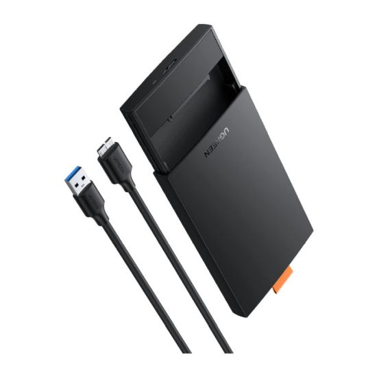 Slika Eksterno kućište 2.5'' S-ATA - Micro USB3.0 UGREEN, do 9.5mm, tool free