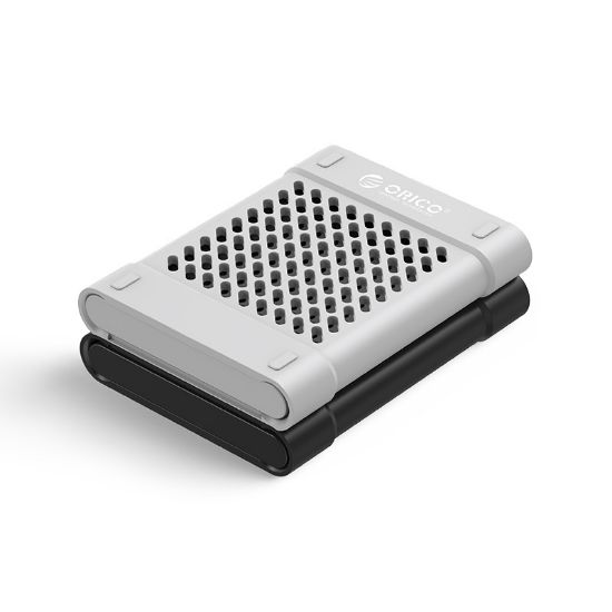 Slika Zaštitna kutija Orico 2.5" HDD/SSD silikonska kutija 2 kom, crna i siva