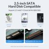 Slika Eksterno kućište 2.5'' S-ATA - USB3.0 Orico, 7 do 9.5mm, tool free, USB3.0 Micro-B, crni
