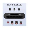 Slika UGREEN, TF/SD/MicroSD kartice, USB-C, 15cm, crni