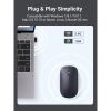 Slika UGREEN SILENT bežični miš, 4000 DPI, USB, sivi