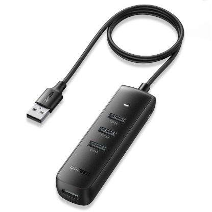 Slika USB Hub 3.0 4-port UGREEN, crni, 1.0m