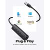 Slika USB Hub 3.0 4-port UGREEN, crni, 1.0m