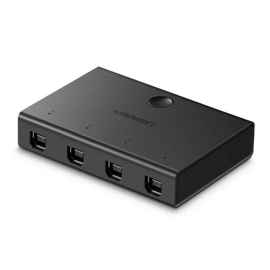 Slika UGREEN Data Switch USB 2.0, 4 ulaza/1 izlaz, crni