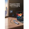 Slika USB Hub 3.0 3-port UGREEN 5-u-1 Hub, USB-C, 3.0 A, VGA, HDMI,  RJ45 Gigabit, SD/TF, PD, 3.5mm sivi