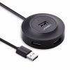 Slika USB Hub 2.0 4-port UGREEN, crni, 1m