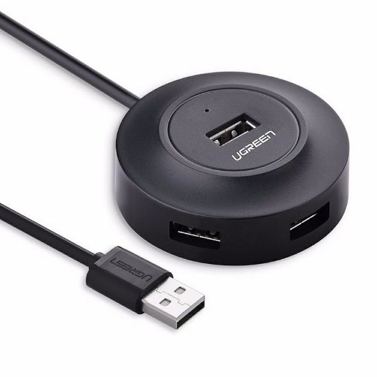 Slika USB Hub 2.0 4-port UGREEN, crni, 1m
