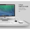 Slika USB Hub 2.0 4-port UGREEN, crni, 1m