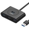 Slika USB Hub 3.0 4-port UGREEN, crni, 1m