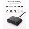Slika USB Hub 3.0 4-port UGREEN, crni, 1m