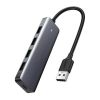 Slika USB Hub 3.0 4-port UGREEN, micro USB, sivi