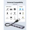 Slika USB Hub 3.0 4-port UGREEN, micro USB, sivi