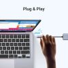 Slika USB Hub 3.0 4-port UGREEN, USB-C, kon. za napajanje, sivi