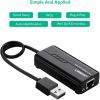 Slika USB Hub 2.0 3-port UGREEN, Ethernet 100Mbps