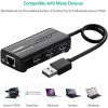 Slika USB Hub 2.0 3-port UGREEN, Ethernet 100Mbps