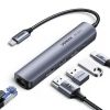 Slika USB Hub 3.0 2-port UGREEN, USB-C, HDMI, RJ45, PD