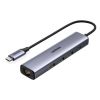 Slika USB Hub 3.0 3-port UGREEN, USB-C PD, 1xRJ45