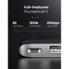 Slika USB Hub 3.0 3-port UGREEN, Dual USB-C, TF/SD, USB-C (Ž), za MacBook Pro/Air, sivi