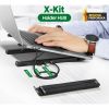 Slika UGREEN X-Kit stalak za prijenosnik 5-u-1 HUB USB-C - 2x USB 3.2 Gen, HDMI 4K 30 Hz, 3D, SD/microSD čitač
