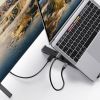 Slika UGREEN X-Kit stalak za prijenosnik 5-u-1 HUB USB-C - 2x USB 3.2 Gen, HDMI 4K 30 Hz, 3D, SD/microSD čitač